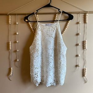 Zara Embroidered Lace Top (3/$15)